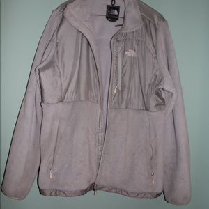 Woman’s grey/blue north face